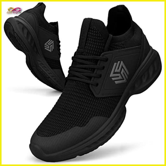 Slip On Walking Shoes Lightweight Breathable Non Slip Athletic Sneakers